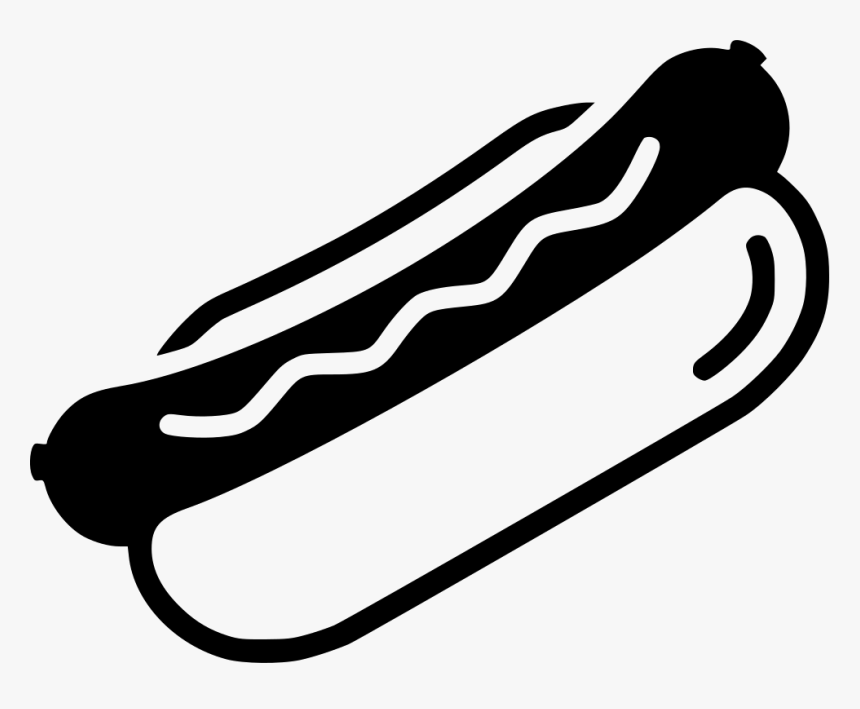 Hot Dog Svg Png - Hot Dog Icon Png, Transparent Png