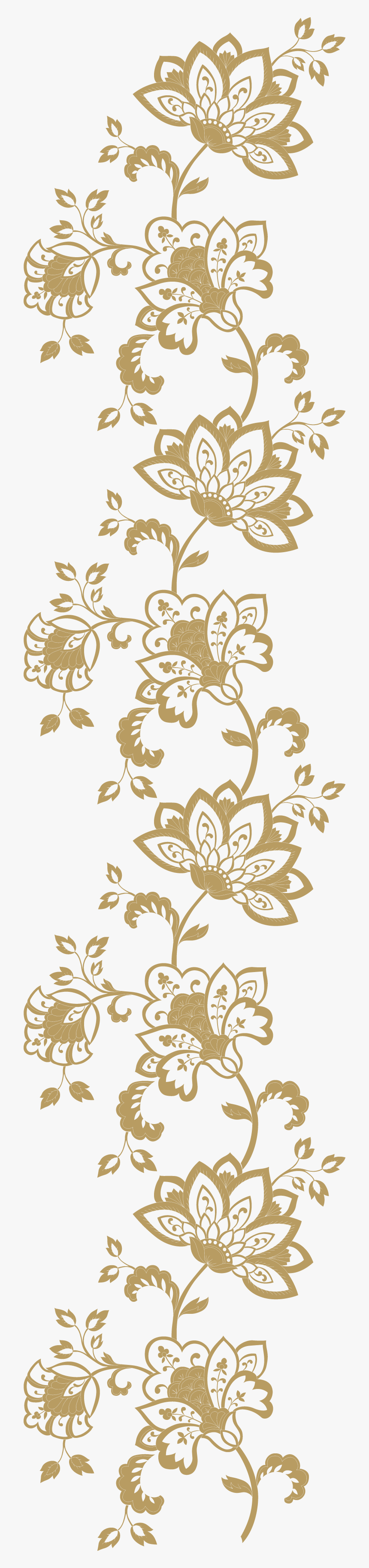 #golden #gold #borders #border #frames #frame #floral - Golden Lace Sticker, HD Png Download
