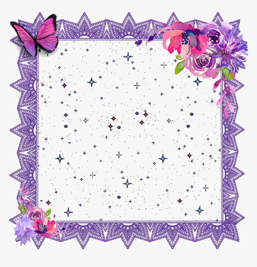 Transparent Purple Lace Clipart, HD Png Download