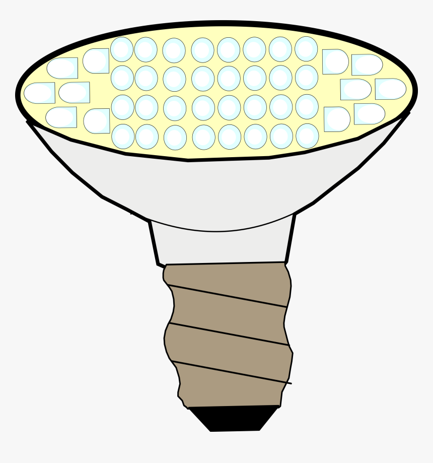 Led Lightbulb Clip Arts - Led Lights Clip Art, HD Png Download