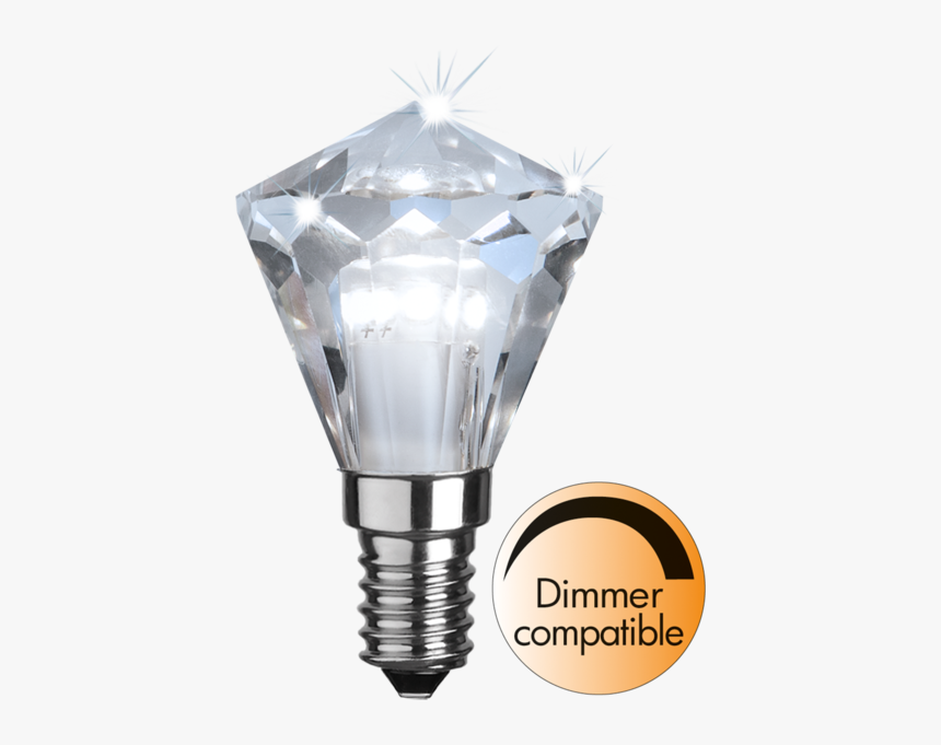 Led Lamp E14 P45 Diamond - Led Lamppu E14, HD Png Download