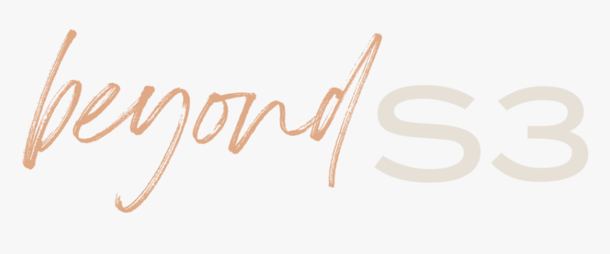 Beyonds3 Logo Tansparent - Calligraphy, HD Png Download