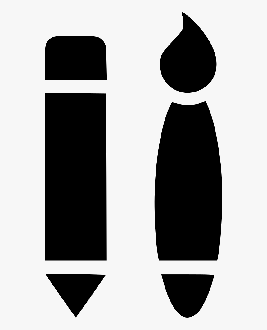 And Paintbrush Straight - Skateboard, HD Png Download