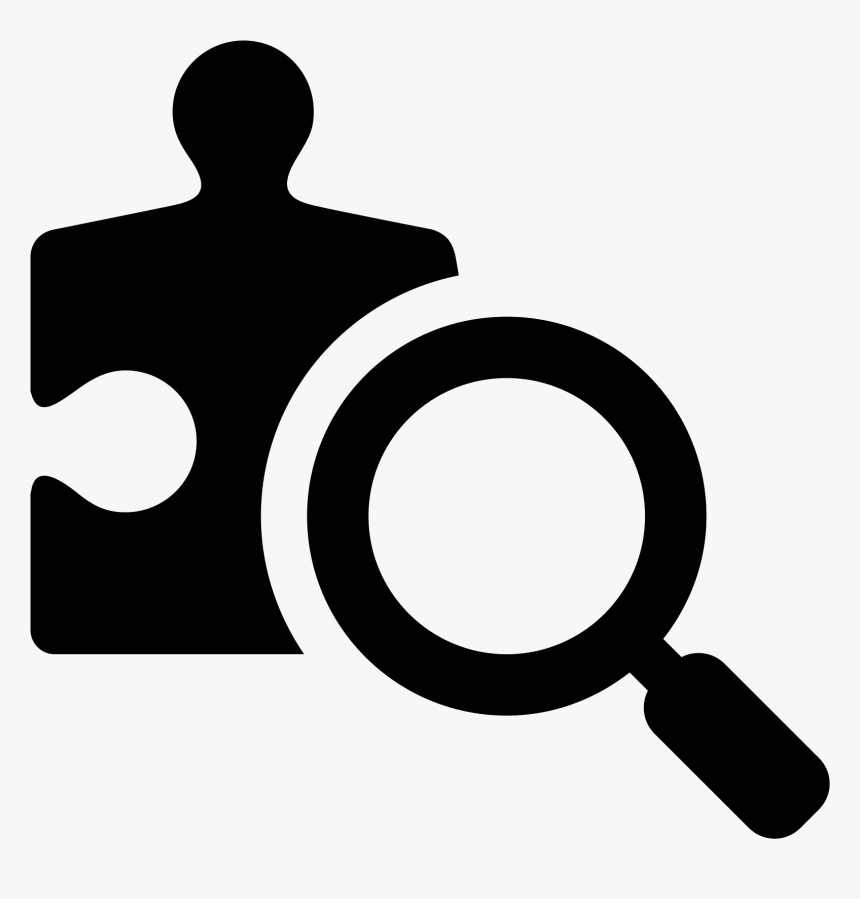 Transparent White Magnifying Glass Icon Png - Identification Icon, Png Download