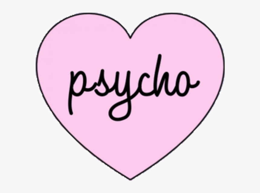 #sticker #pink #heart #psycho #love #tumblr #freetoedit - Pink Spacers For Instagram, HD Png Download
