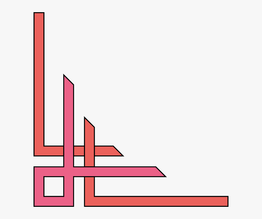 Simple Corner Border Design, HD Png Download , Transparent Png Image
