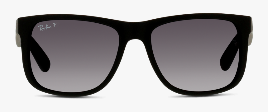 Rb4165 Justin 622 Black Rubber T3 Grey 54 - Ray Ban Black Sunglasses For Men, HD Png Download