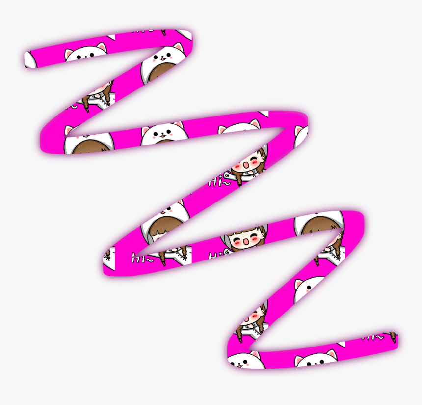 #neon #line #spiral #kpop #pink #freetoedit #lines - Nail, HD Png Download