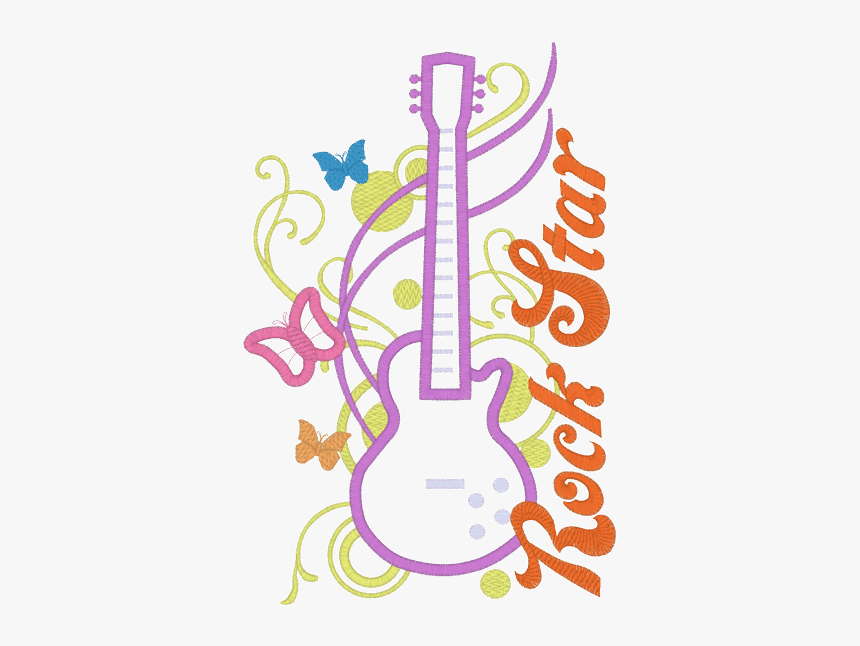 Rock Star Guitar, HD Png Download