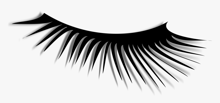 Cat Eyes With Lashes Clipart Png Transparent Download - Big Eyelashes Clipart, Png Download