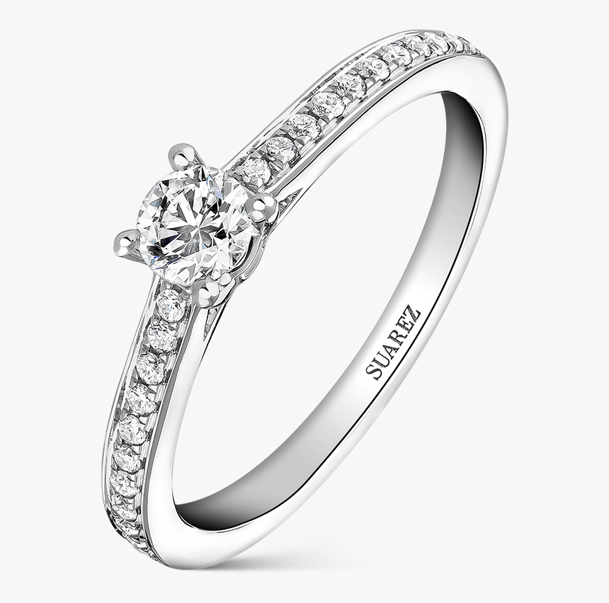 订婚戒指, Sl14001-igd025/fvs1 V, HD Png Download