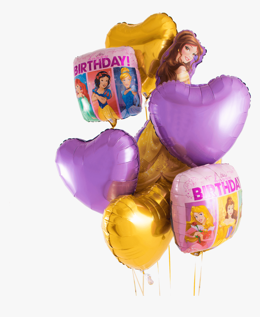 Belle Happy Birthday Balloon Bouquet - Balloon, HD Png Download