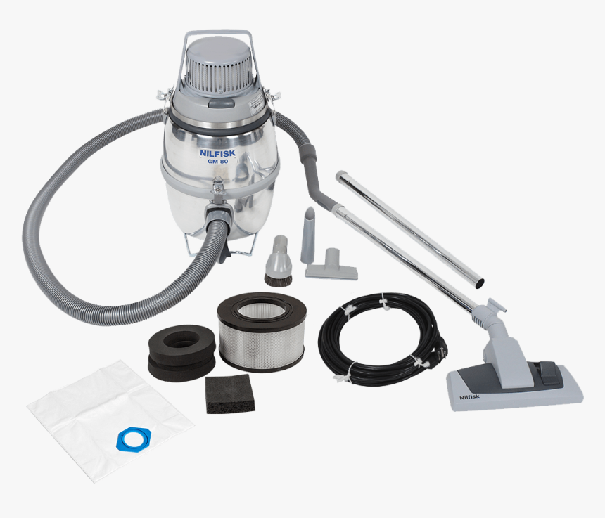 Nilfisk Gm80 Light Industrial Ulpa Vacuum - Concrete Grinder, HD Png Download