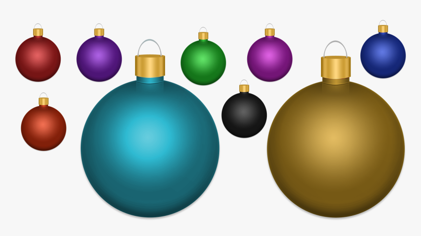 Multi Colored Images Gallery - Christmas Tree Ornament Png, Transparent Png