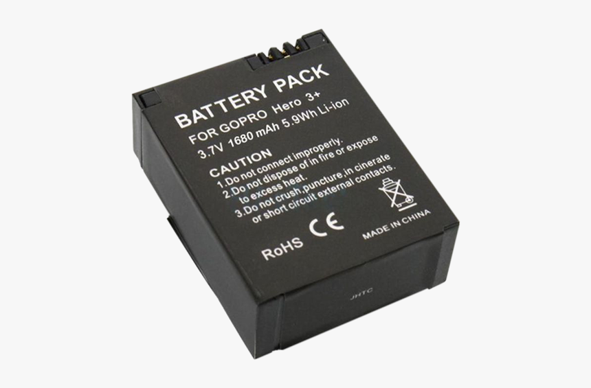 Battery Video Dsk Ahdbt-201 Gopro 1180mah - Box, HD Png Download