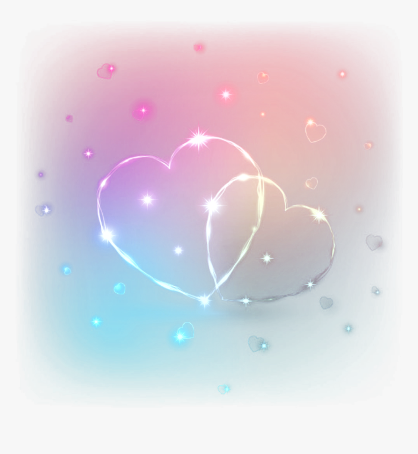 #ftestickers #overlay #hearts #neon #popart #gradienycolors - Portable Network Graphics, HD Png Download