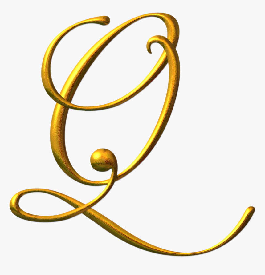 Letter Q Png Image - Letra Q Dorada Png, Transparent Png
