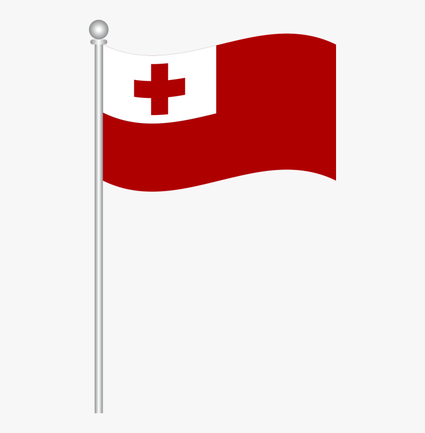 Flag Of Tonga Flag Tonga - Tongan Flag No Background, HD Png Download