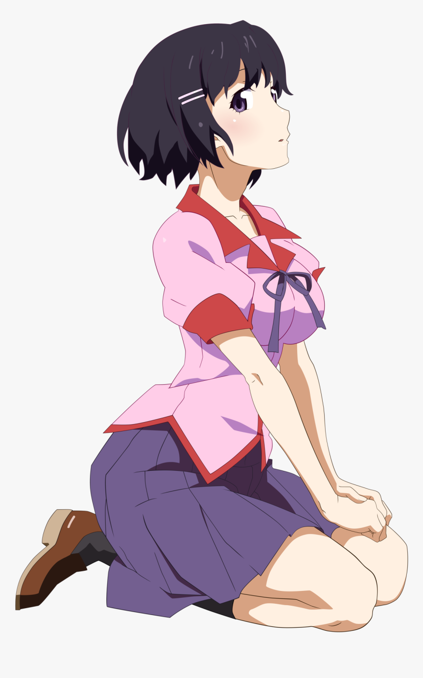20 Tokoh Anime Berambut Pendek Yang Paling Dicintai - Hanekawa Tsubasa Short Hair Png, Transparent Png