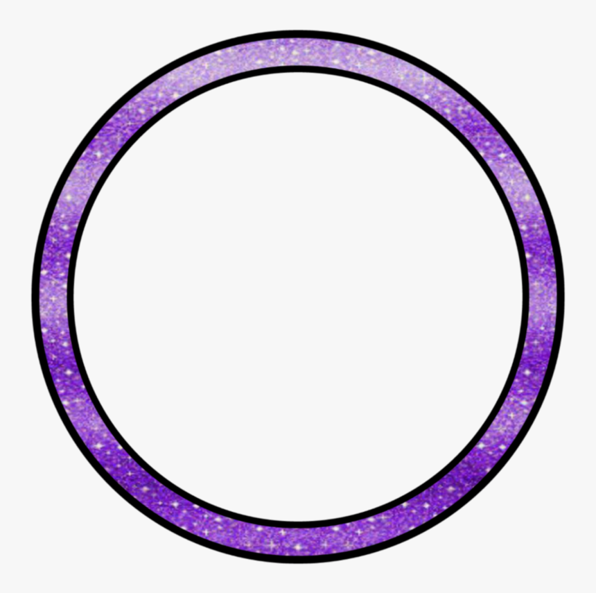 #purple #galaxy #cirlce #color #crop #custom #border - Circle, HD Png Download