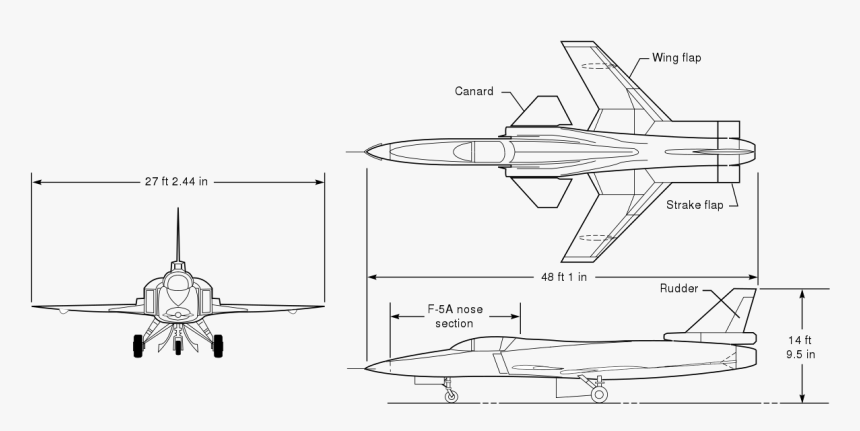 Art Grumman X 29, HD Png Download