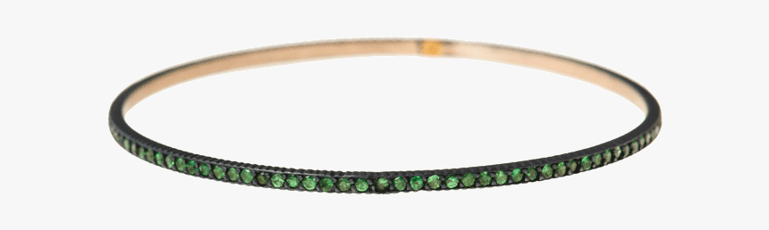 Yossi Harari Lilah Pave Tsavorite Bangle In Gilver - Bangle, HD Png Download
