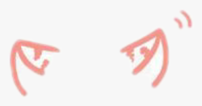 #cat #blush #mochi #kawaii #makeup #pink #red #headband - Cute Bunny Ear Png, Transparent Png