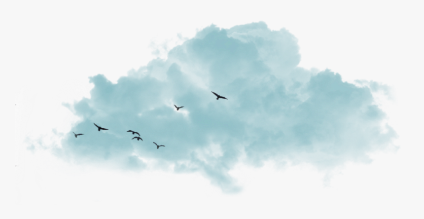 #ftestickers #cloud#birds - Облако Для Фотошопа Png, Transparent Png
