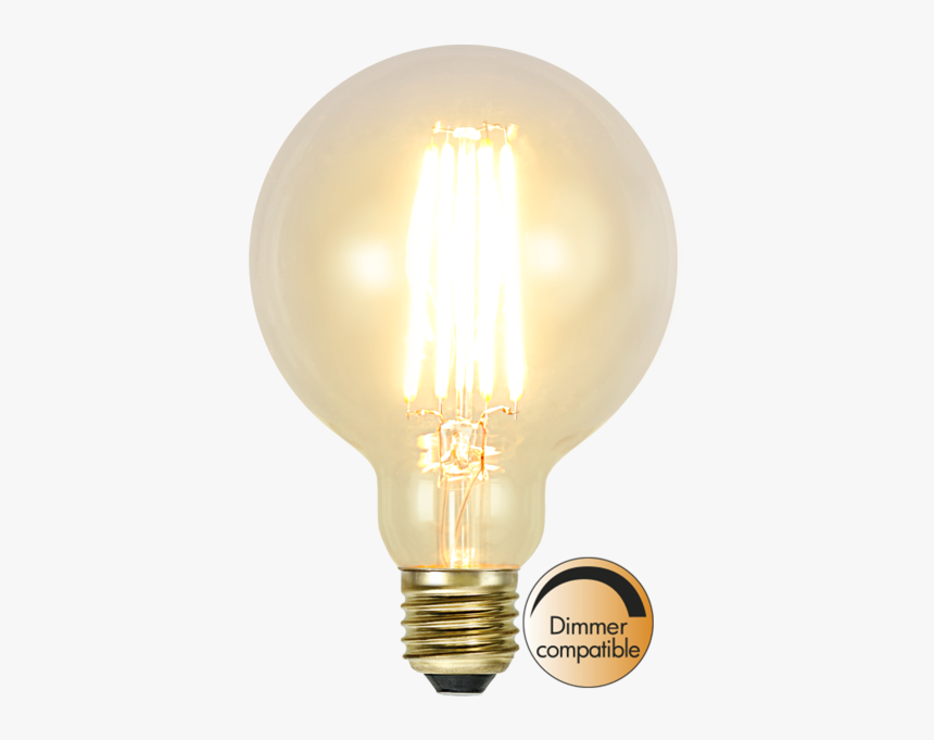 Led Lamp E27 G95 Soft Glow - Led Lamp, HD Png Download