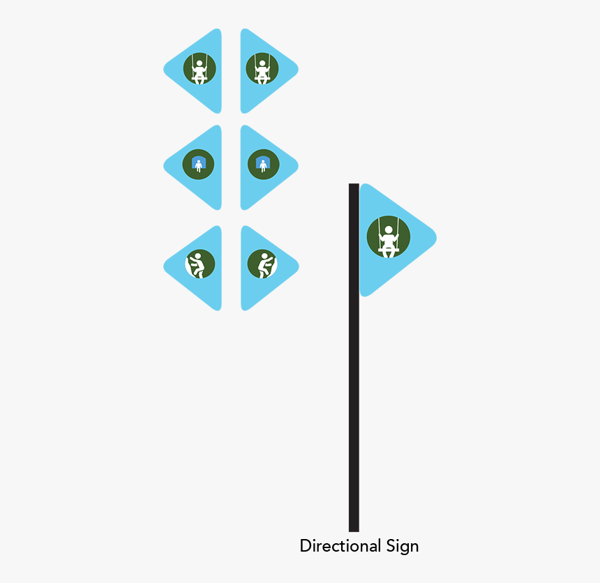 Directional Sign With Arrows 2, HD Png Download