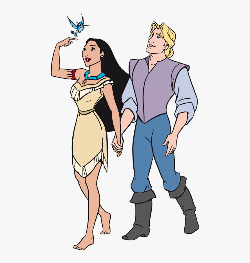 Pocahontas And John Smith Png, Transparent Png