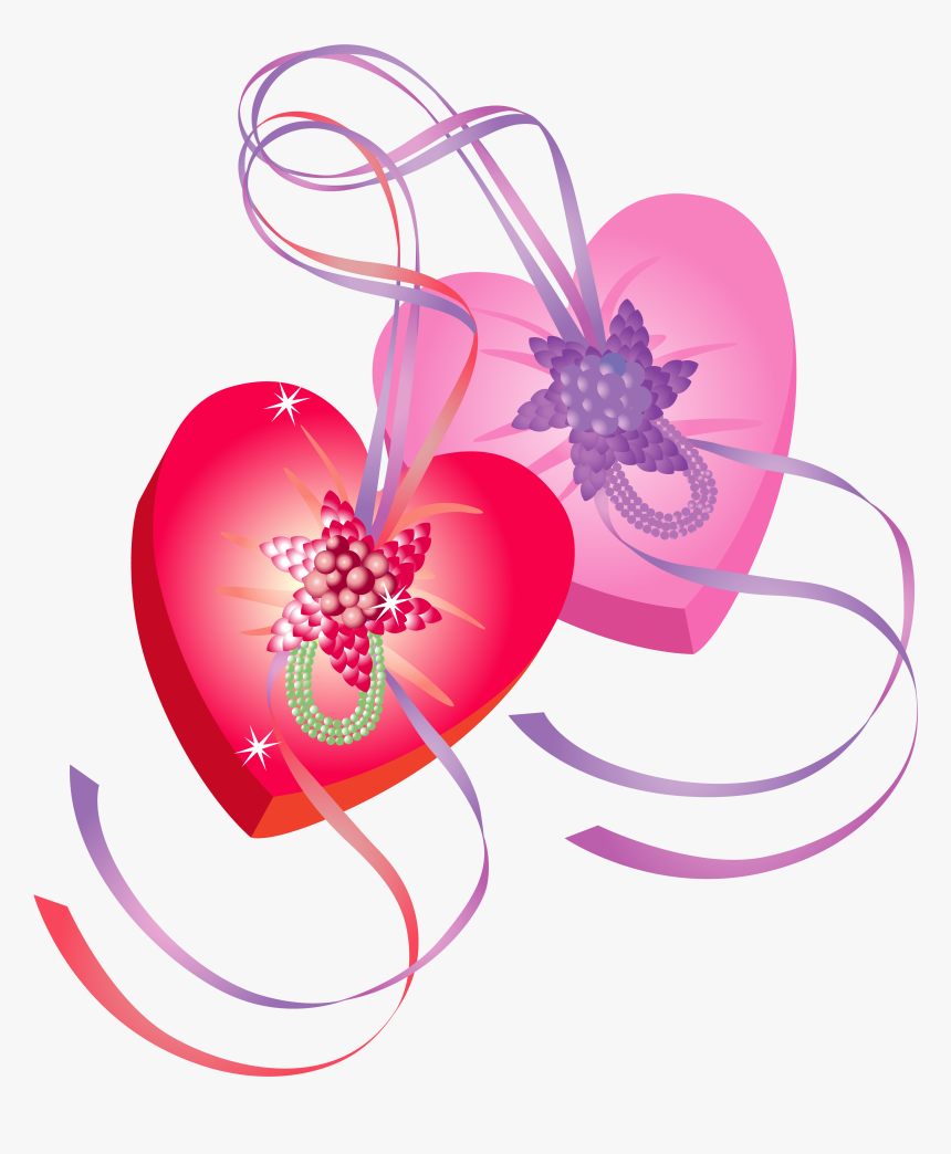 Jpg Freeuse Library Euclidean Clip Art Gift - Heart, HD Png Download