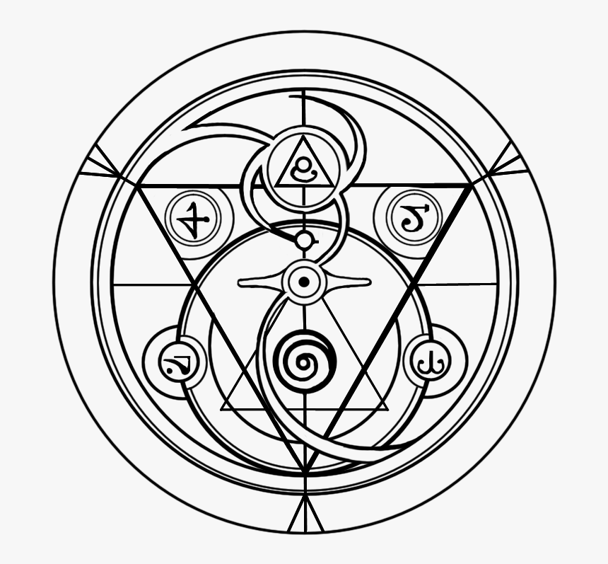2003 Circle By Renasci-anima Witchcraft, Magick, Wicca, - Black Magic Immortal Symbol, HD Png Download