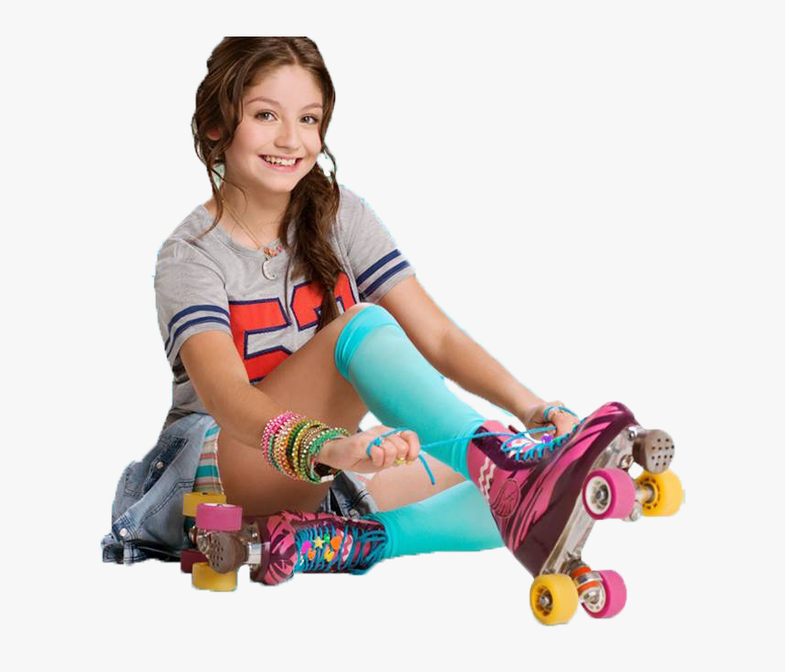 Girl Roller Skates Png, Transparent Png