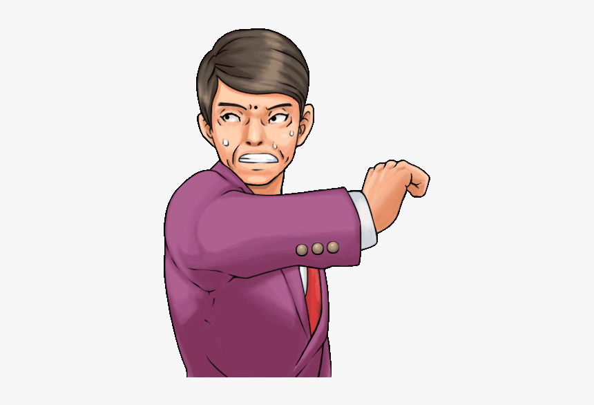 Ace Attorney Breakdown Gifs, HD Png Download