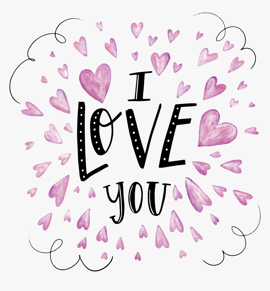 I Love You Png Transparent Free Images - Transparent Png Love You Png, Png Download