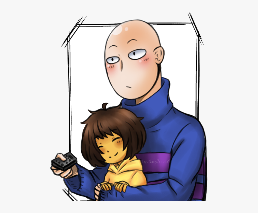One-punch Man, One Punch Персонажи - Frisk Saitama, HD Png Download
