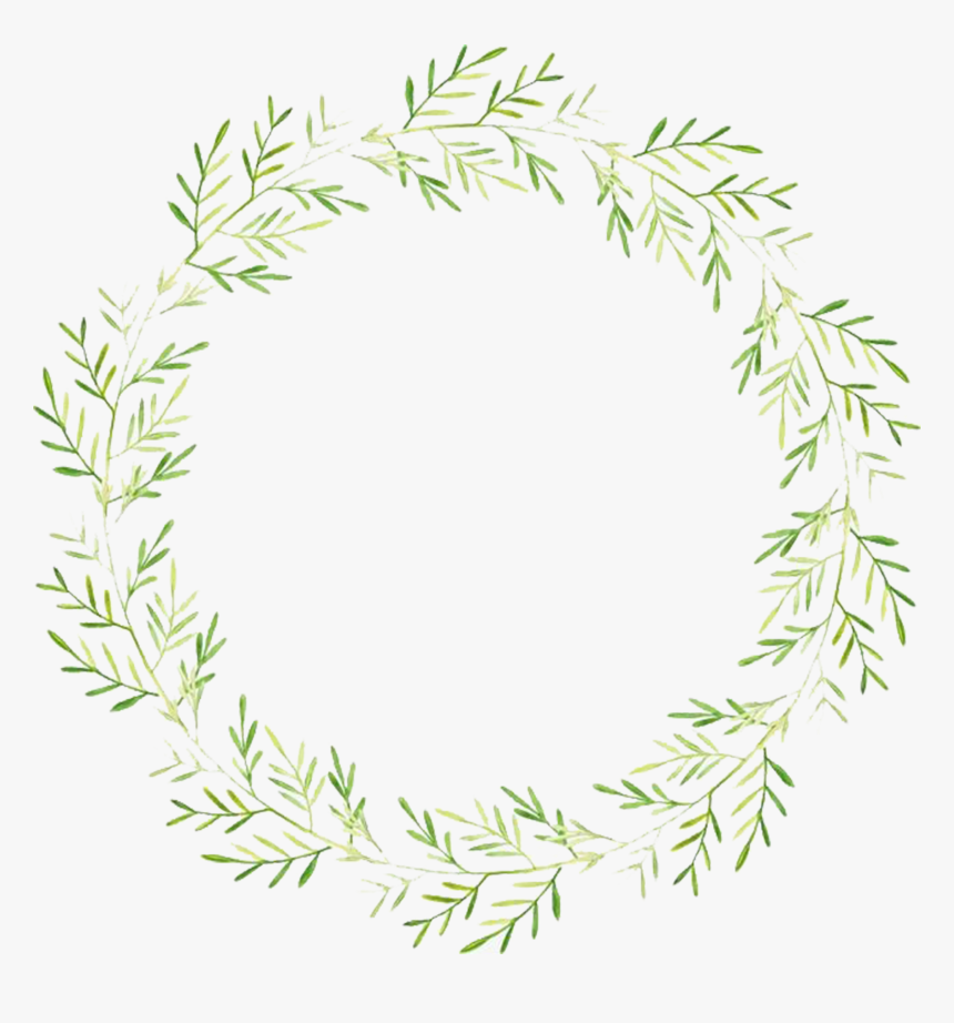 Png Transparent Stock Transparent Wreath Vine - Transparent Background Leaf Wreath Png, Png Download