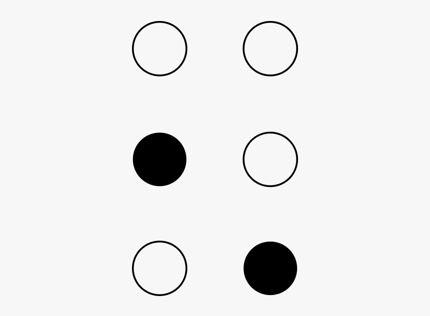 British Braille Question Mark, HD Png Download