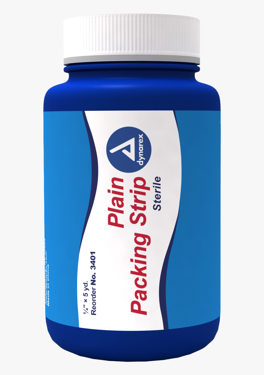 3401 Dynarex Packing Strip Plain Sterile 1/4in X 5, HD Png Download