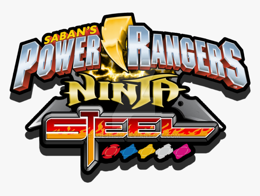 Power Rangers Ninja Steel Logo V3 By Joeshiba On Deviantart - Power Ranger Ninja Steel Clip Art, HD Png Download