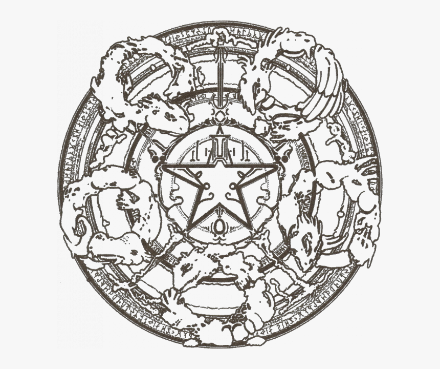 Artaxes Zulfiqarblack Magic Circle - Magic Circles Transparent Png, Png Download