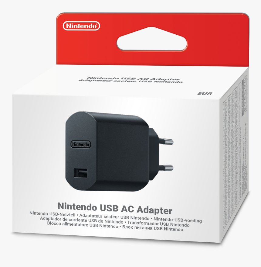 Nintendo Usb Ac Adaptor, HD Png Download