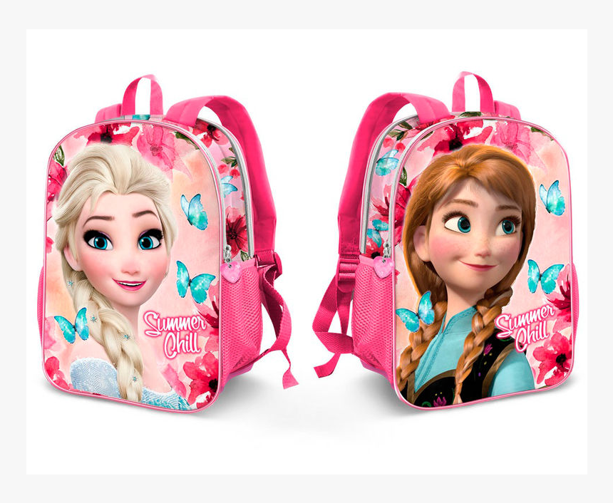 Mochila Frozen 2 Caras Elsa Y Anna 
 Width 370 
 Height - Minnie Mouse Batoh Detsky, HD Png Download