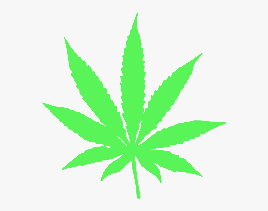 Marijuana Leaf Clipart - Transparent Background Pot Leaf Png, Png Download