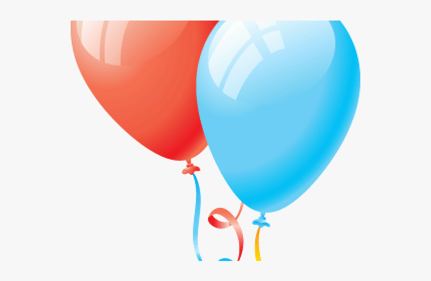 Birthday Cake With Flowers And Balloons, HD Png Download