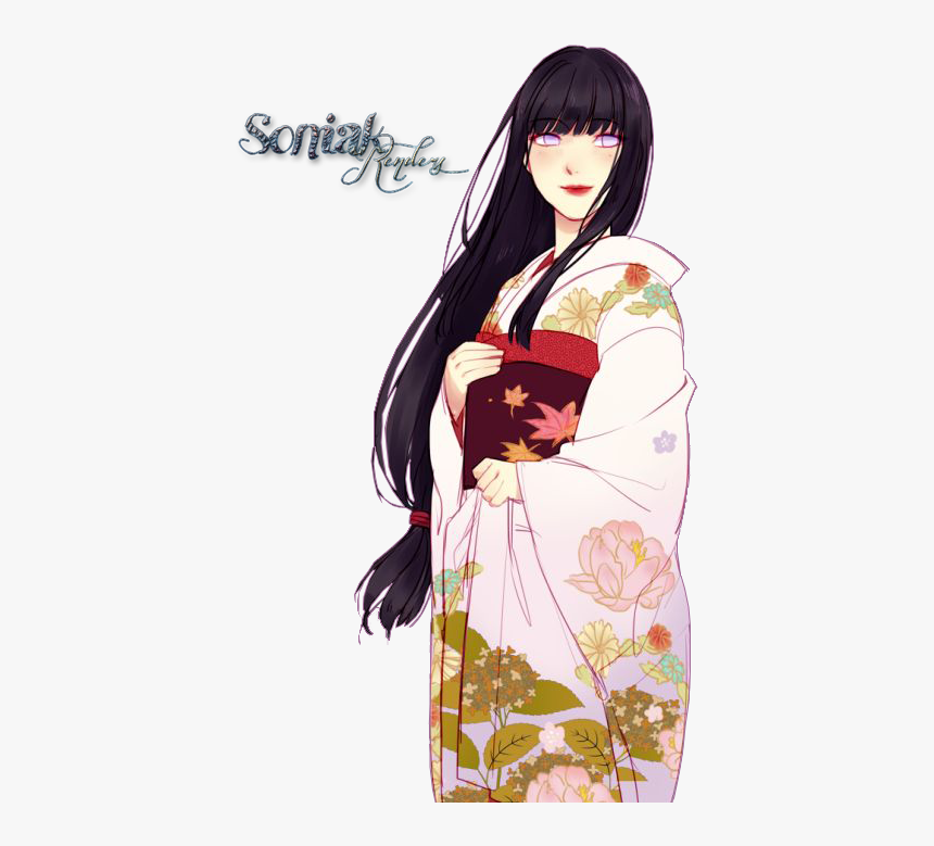 Hinata In A By - Hinata Hyuga Con Kimono, HD Png Download