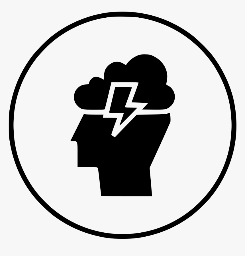 Man Person Idea Innovation Invention Cloud Lightning - Scalable Vector Graphics, HD Png Download
