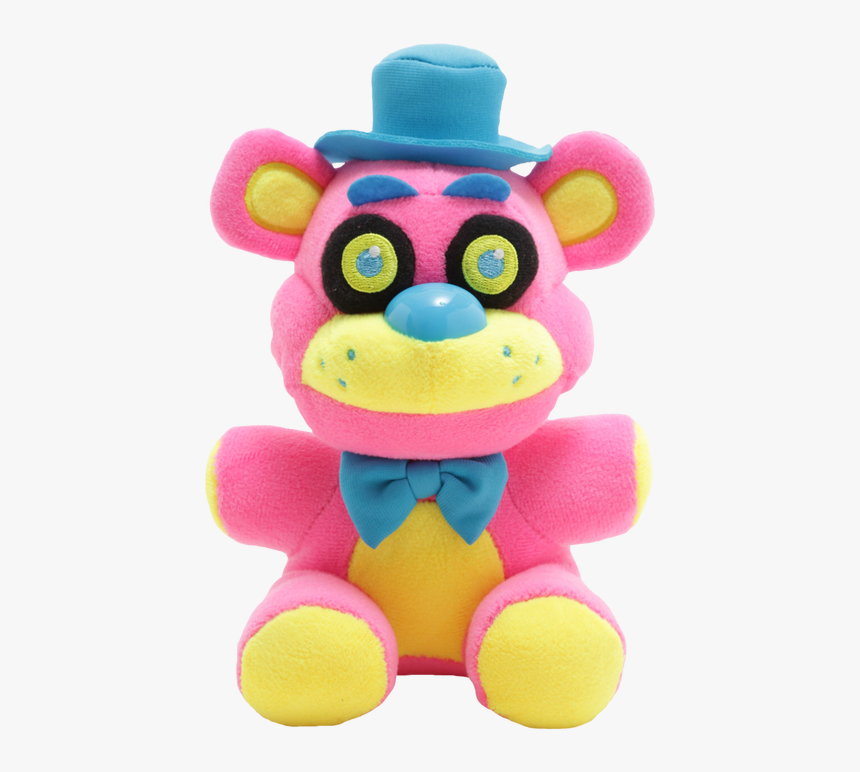 Fnaf Blacklight Freddy Plush, HD Png Download