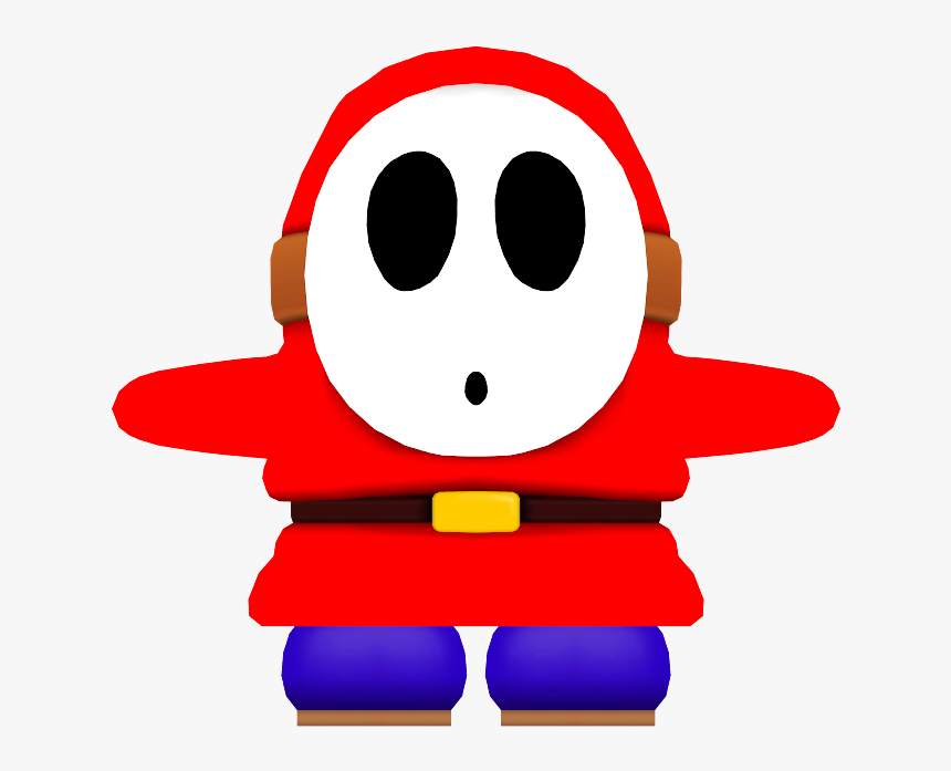 Mario Shy Guy Model, HD Png Download